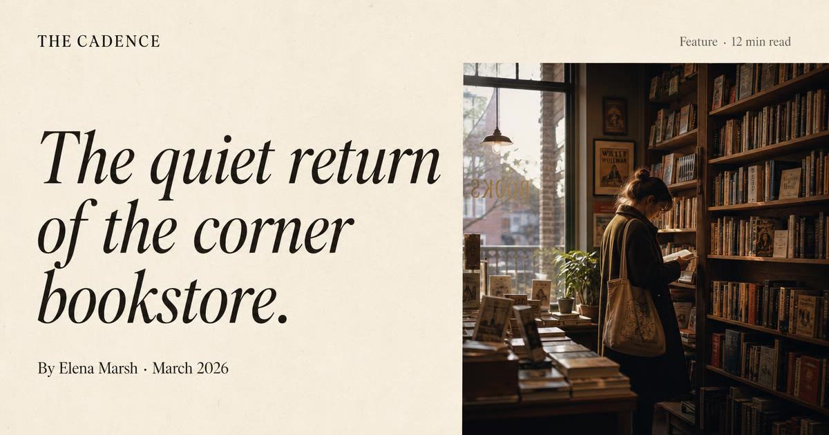 NYT Magazine feature article with oversized serif headline and cinematic hero photo