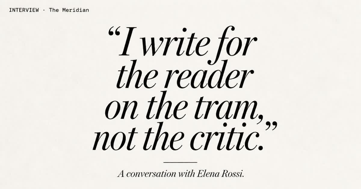 Long-form interview Open Graph card — quote with byline rule