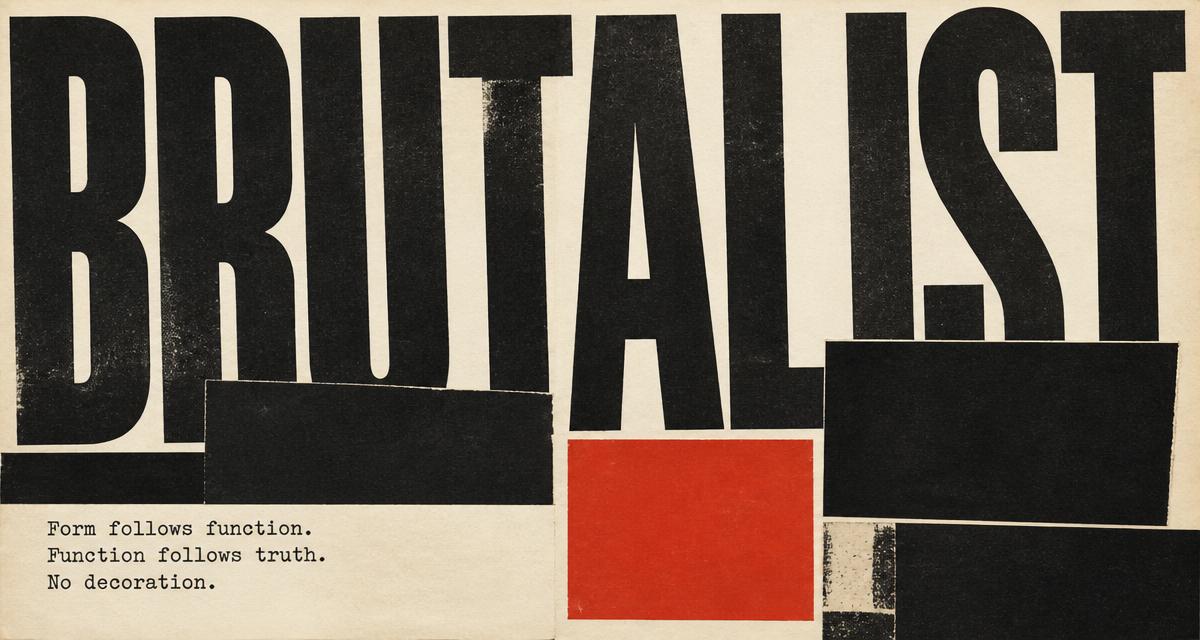 Brutalist example Open Graph card