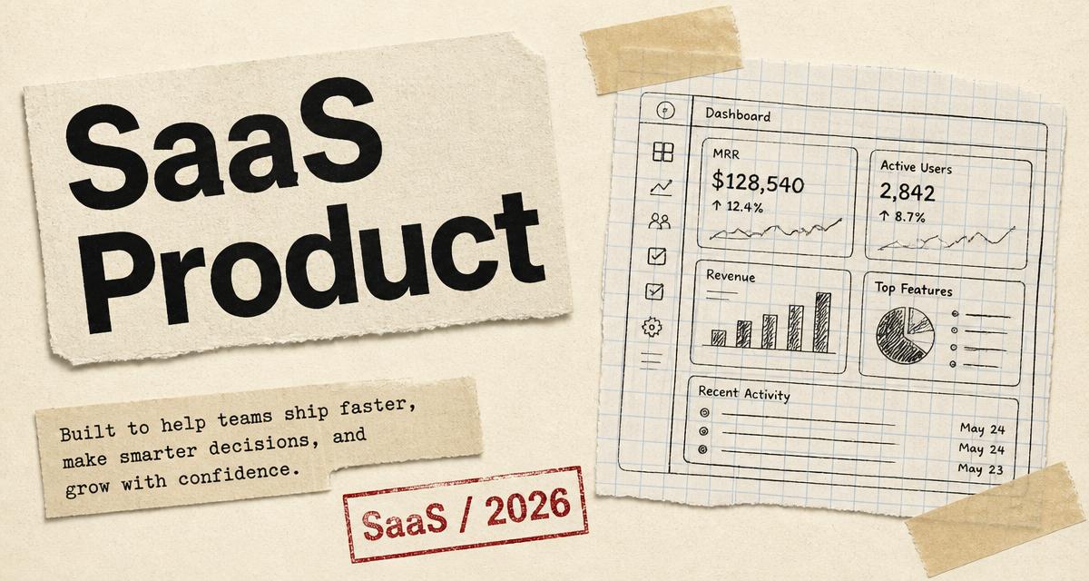 SaaS Product example Open Graph card