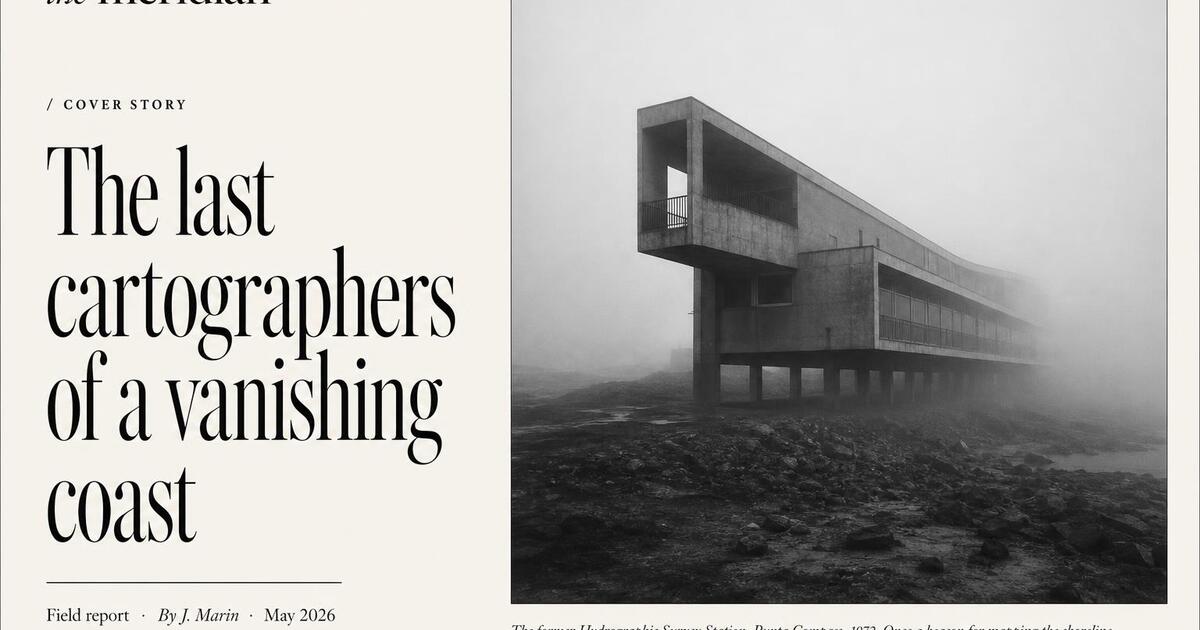 Feature story Open Graph card — large photographic space with journalistic display headline