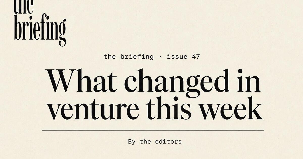Substack newsletter Open Graph card — issue number kicker, serif headline, byline rule